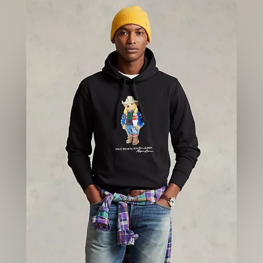 Polo Ralph Lauren Polo Bear Fleece Hoodie Size Medium